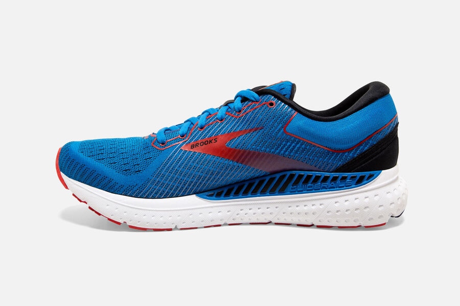 Brooks Transcend 7 Road Loopschoenen Heren - Blauw/Rood - 897163GUK